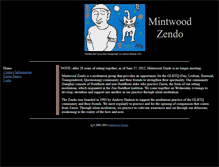 Tablet Screenshot of mintwoodzendo.org